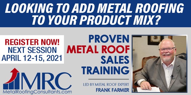 Metal Roofing Consultants Register Now! 600x300