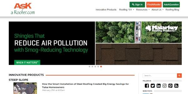 RCS AskARoofer Homepage