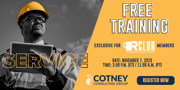 Exclusive R-Club Quarterly Training with Cotney Consulting Group - Service