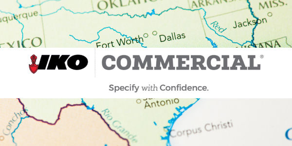 IKO Commercial strengthens Texas Market presence with exclusive independent sales agencies