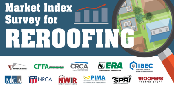 NRCA encourages roofing professionals to complete latest Quarterly Market Index Survey for Reroofing