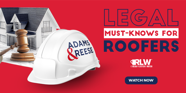 Legal Must-knows for Roofers (on demand)