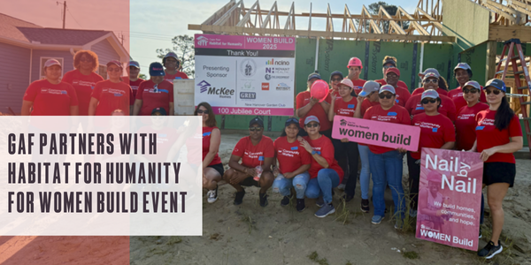 GAF partners with Cape Fear Habitat for Humanity for annual Women Build event