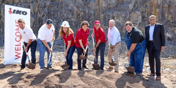 IKO - Breaks Ground on New Granule Facility in Missouri 600x300