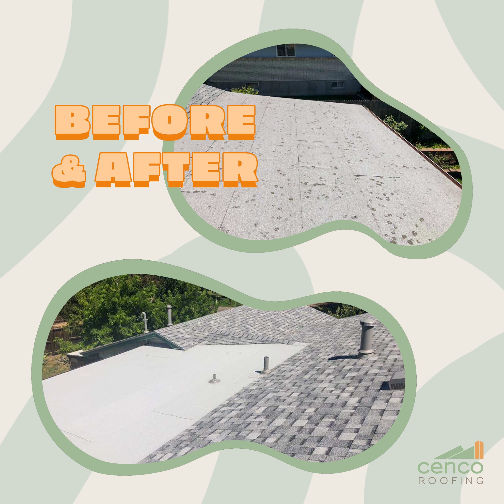 Cenco Roofing - Before and After 2