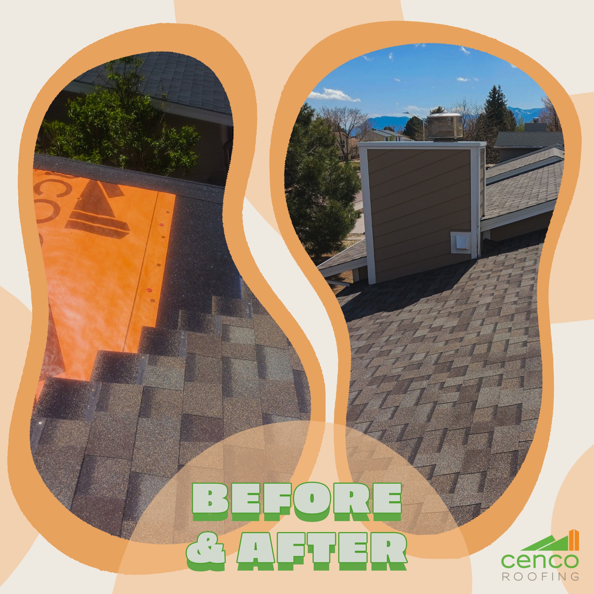 Cenco Roofing - Before and After
