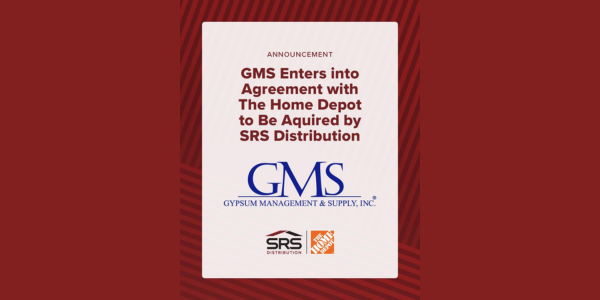 The Home Depot enters into agreement for SRS Distribution to acquire GMS