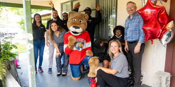 CDG Florida Panthers & Action Roofing Services provide new roofs to south Florida veterans