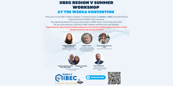 IIBEC Region V Summer Workshop at Western Roofing Expo 2025