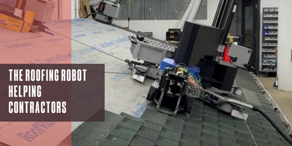 The roofing robot helping contractors