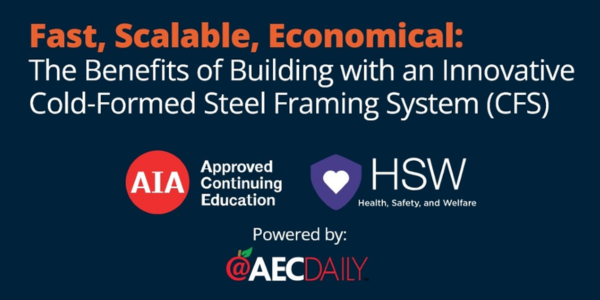 Central States - PR Elevate Structures Launches AIA-Certified Course on Cold-Formed Steel Framing Innovation