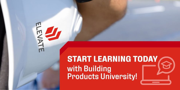 Start learning today with Building Products University