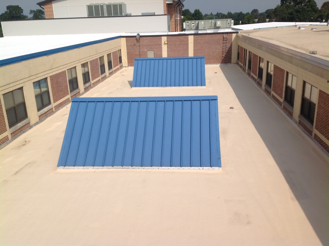 Ice Coating with Custom Tint Roof (Tremco)