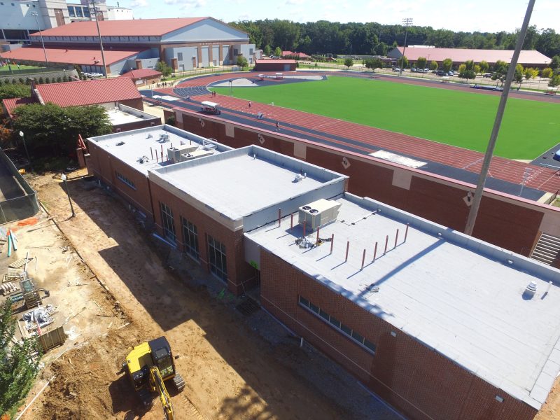 University of Missippi Track & Field Locker Rooms