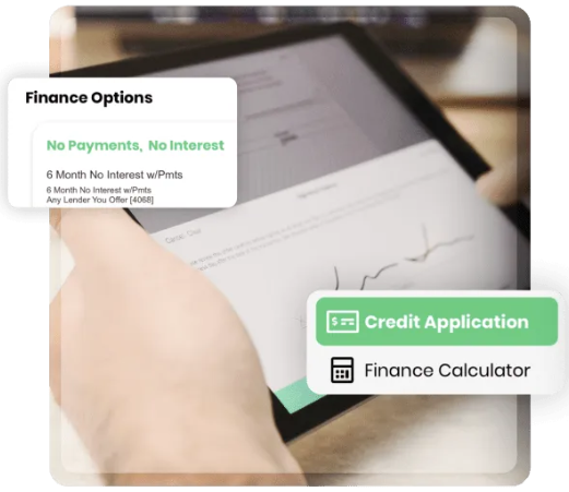 Leap - Sales Pro - Financing Options and Signature Screen