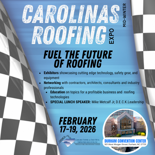 CRSMCA - Sidebar - 2026 Carolinas Mid-Winter Roofing Expo