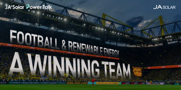 JA Solar Power Talk webinar showcases landmark PV project at Borussia Dortmund