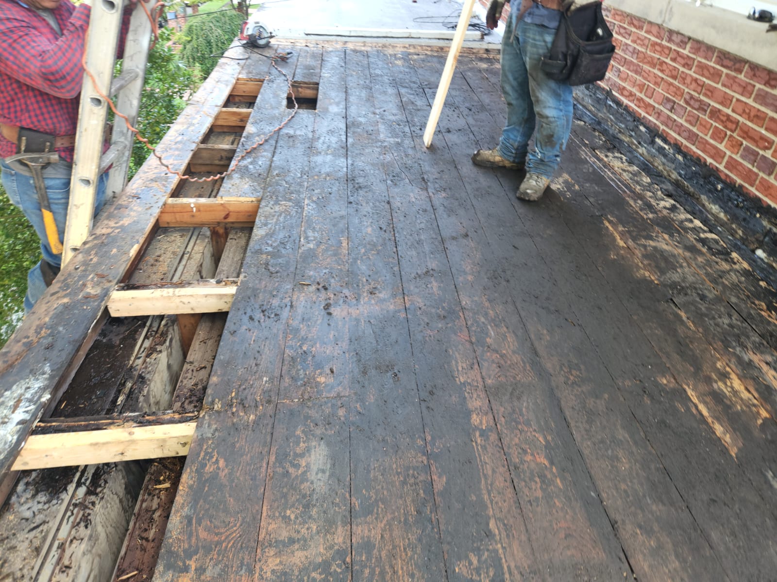 CJ Roofing LLC - repair example