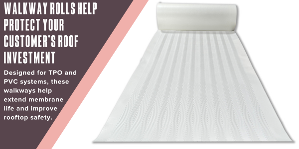 Walkway Rolls help protect your customer