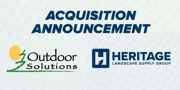 Heritage Landscape Supply Group announces expansion in Nebraska with the acquisition of Outdoor Solutions