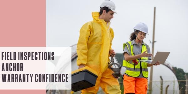 Field inspections anchor warranty confidence