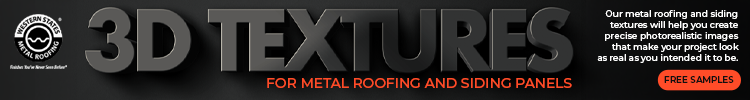 Western States Metal Roofing - Banner Ad - 3D Textures