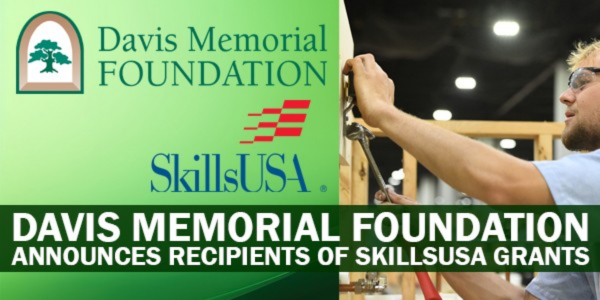 WSRCA Davis Memorial Foundation announces recipients of SkillsUSA grants