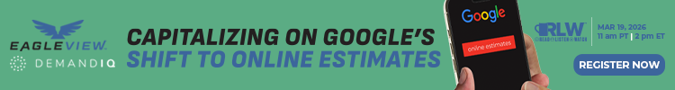 Eagleview - Banner Ad RLW Register - Capitalizing on Google’s Shift to Online Estimates