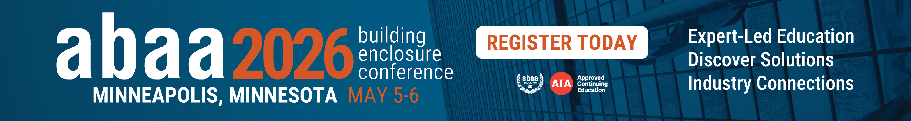 ABAA - Banner Ad - ABAA Building Enclosure Conference 2026
