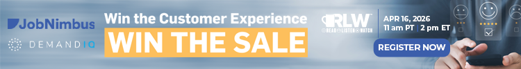 JobNimbus - Demand IQ - Banner Ad - RLW Register - Win the Customer Experience Win the Sale