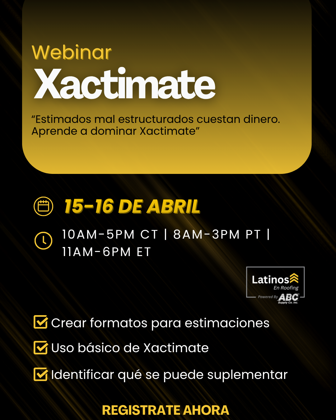 Webinar: Xactimate