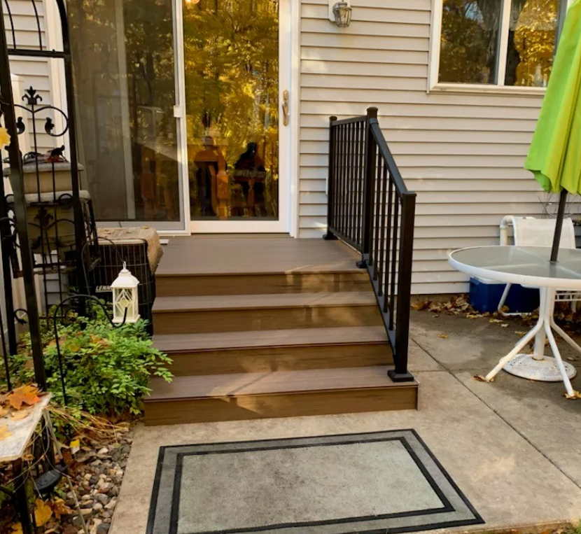 CAM - steps outside
