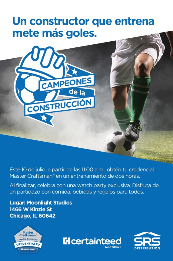 Campeones de la construcción - Entrenamiento y watch party