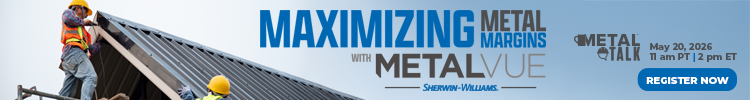 Sherwin-Williams - Banner - Maximizing Metal Margins With MetalVue - Register