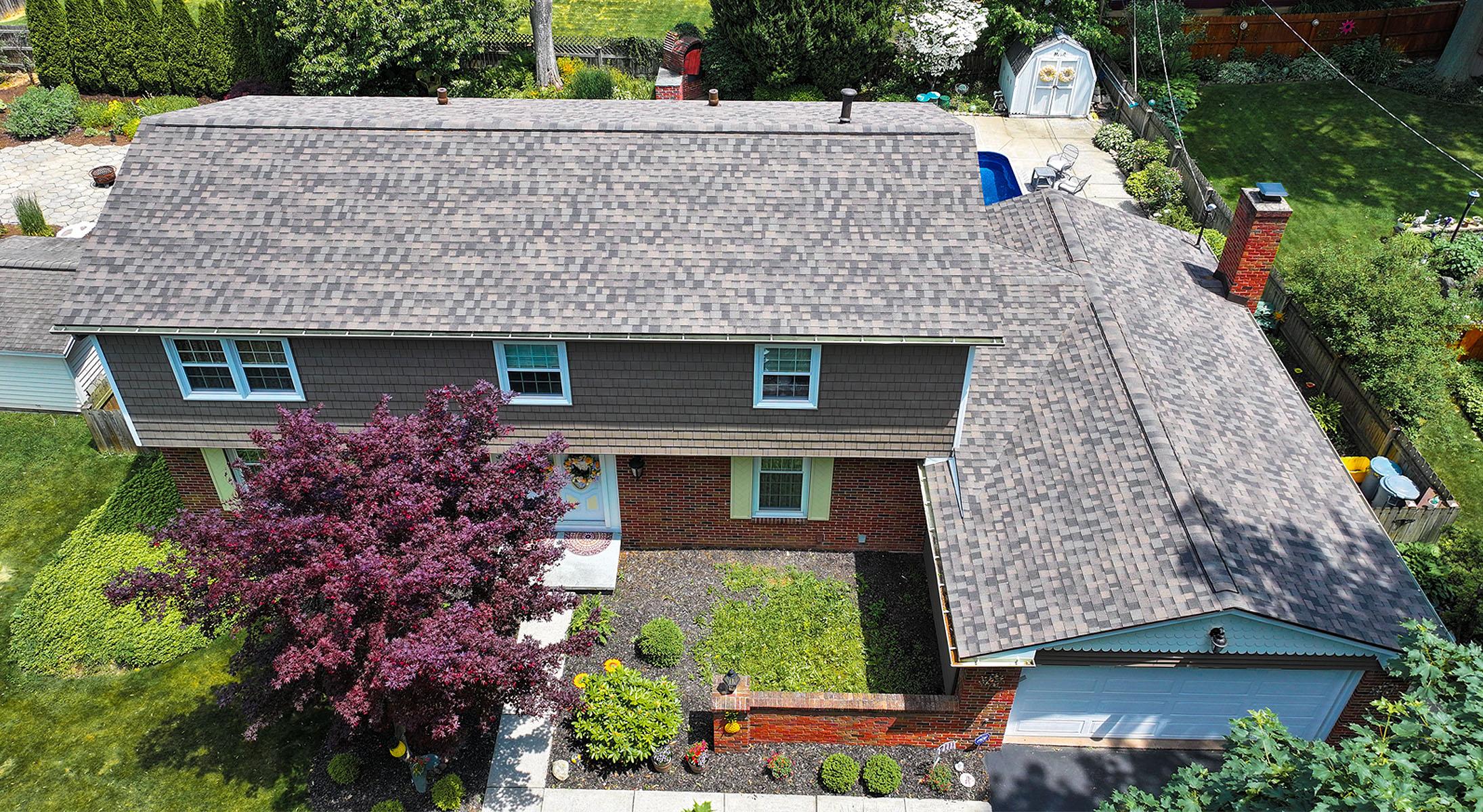 Stellar Roofing - shadow brown shingle