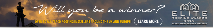 Tapco Roofing Products (UK) - Banner Ad - Tapco Elite Roofing Awards 2026