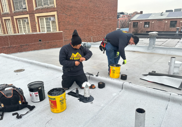 NY Roofing - flat roofs