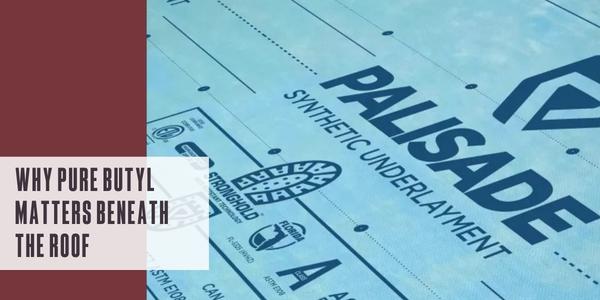 Why pure butyl matters beneath the roof