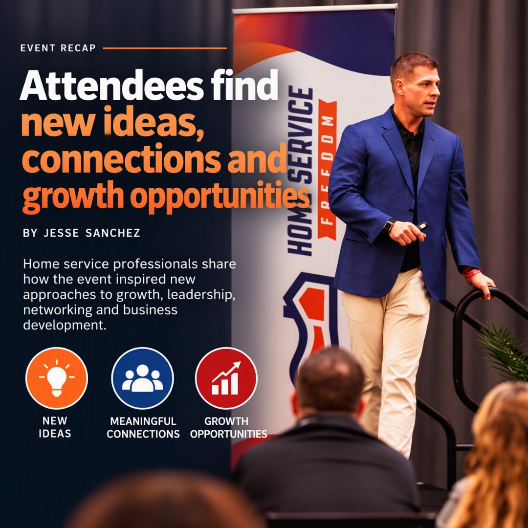 Home Service Freedom - Attendees find new ideas, connections and growth opportunities