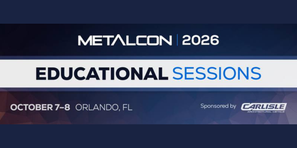 Learn with Carlisle Architectural Metals at METALCON