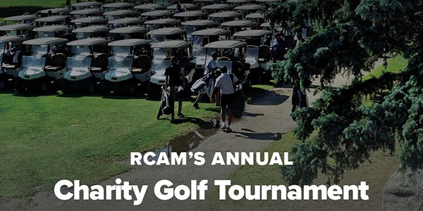 Teeing off for charity pr photo